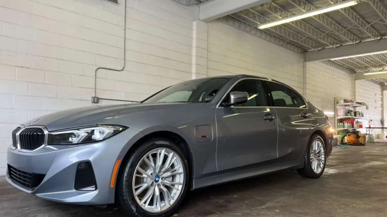 BMW after hand wash and ceramic wax before winter at MC Auto Detailing Lincoln NE